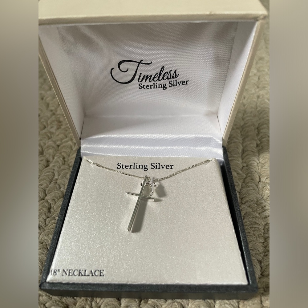 Sterling silver Cross Necklace